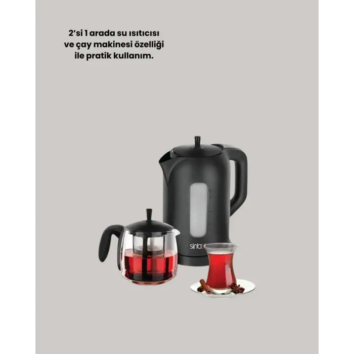 Sinbo STM 5840 Elektrikli Çay Makinesi 1800 Watt 17 Litre