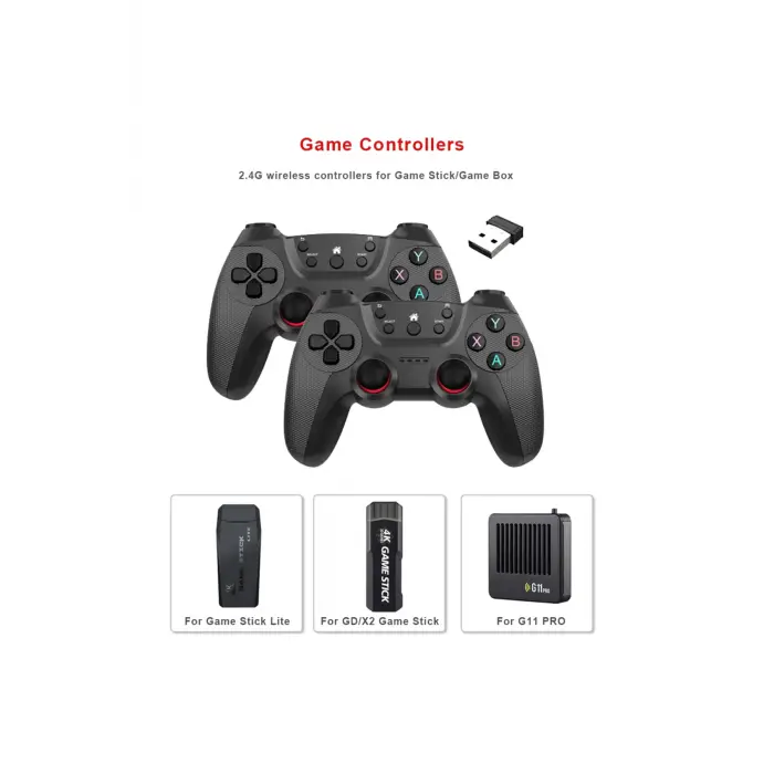 Siyah bluetooth bağlantılı kablosuz gamepad PC uyumlu garantisiz 1 adet - Elektronik