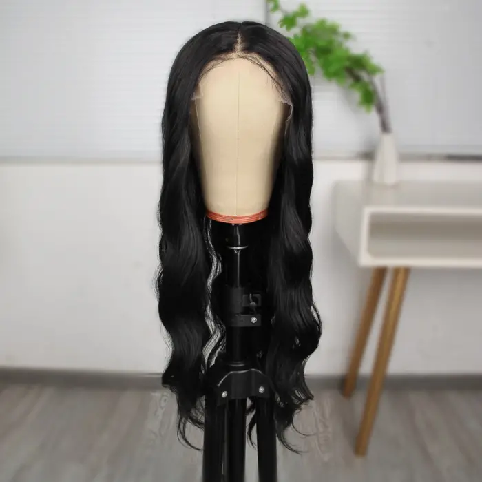 Siyah Daalı Fiber Sen Tül Peruk