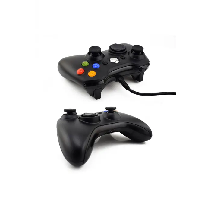 Siyah kablolu joystick PC uyumlu analog kol 1 yıl garantili Bluetooth yok - Elektronik