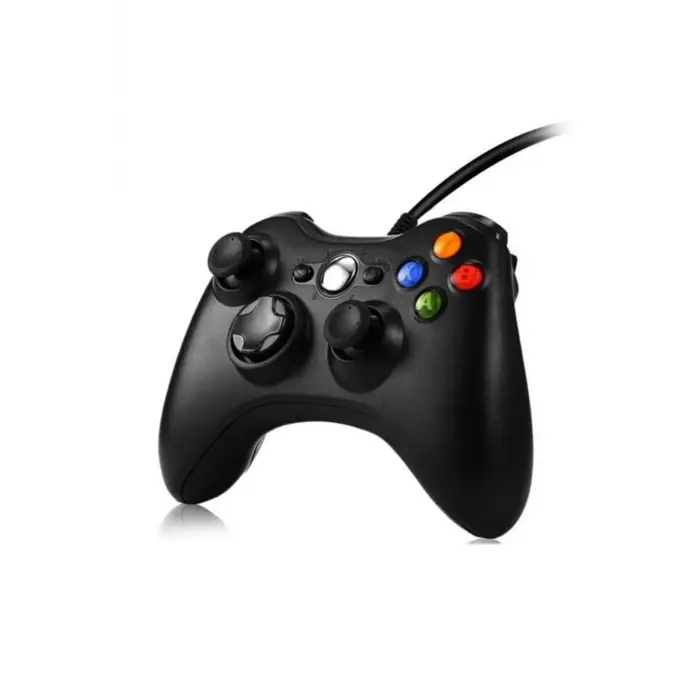 Siyah kablolu joystick PC uyumlu analog kol 1 yıl garantili Bluetooth yok - Elektronik