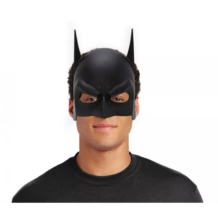 Siyah Renk Çocuk Boy Arkadan Lastikli Maske A Kalite  20x14 cm