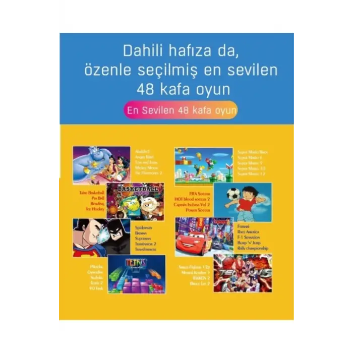 Siyah video oyun sistemi, Bluetooth özelliği yok, diğer oyun konsolları kategorisi