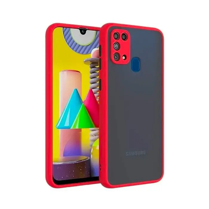 SM Galaxy A21S (SM-A217) Kamera Korumalı Premium Silikon Kılıf-(5775)