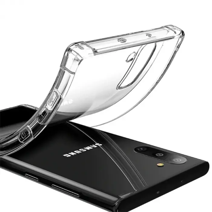 Sm Galaxy Note 10 Anti-Drop Darbe Emici Silikon Kılıf-(5775)
