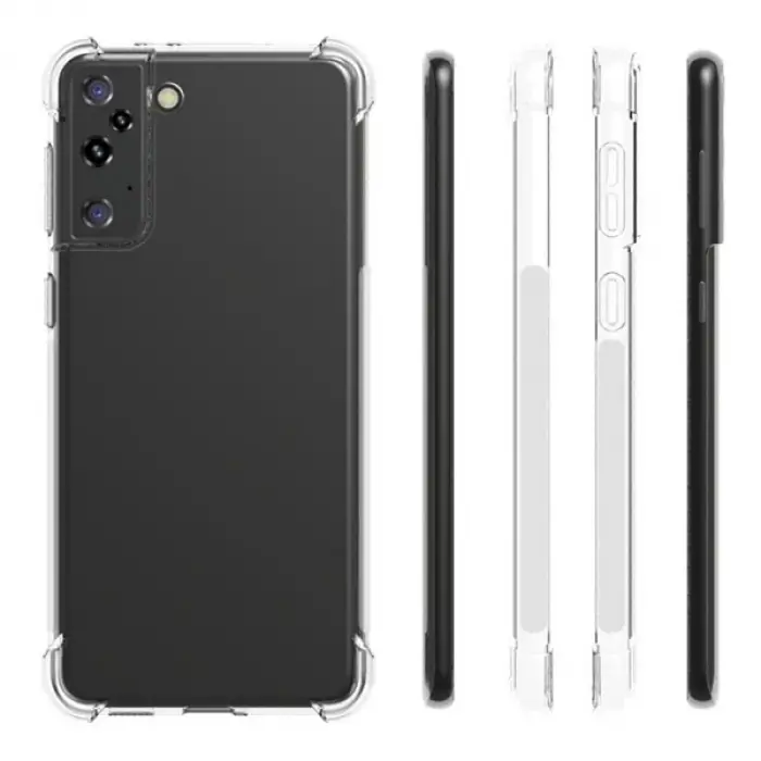SM Galaxy S21 Plus S30 Plus Shockproof Darbe Emici Silikon Kılıf-(5775)