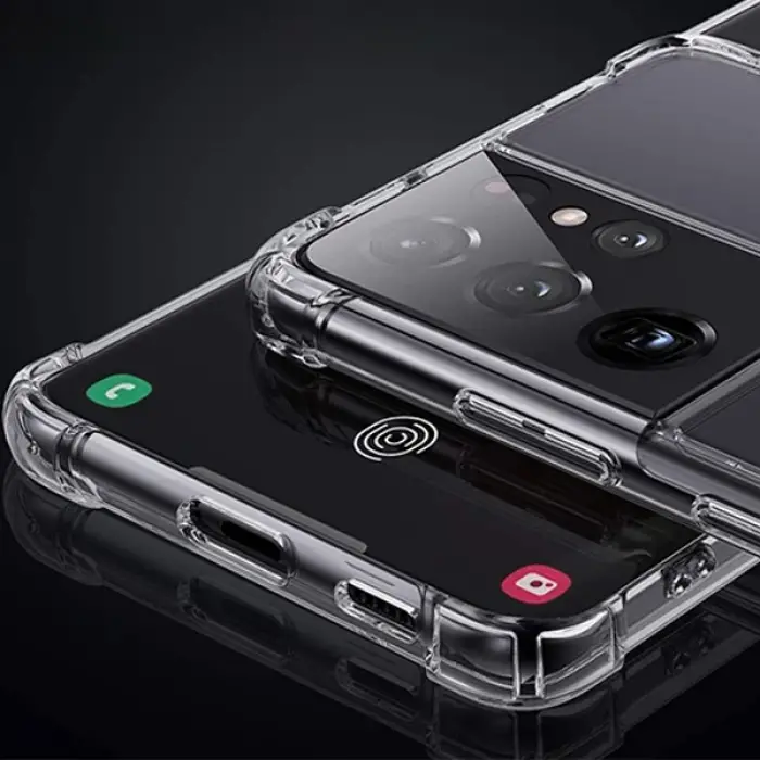 SM Galaxy S21 Ultra - S30 Ultra Shockproof Darbe Emici Silikon Kılıf-(5775)
