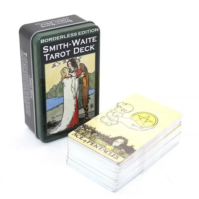 Smıth-waıte Metal Kutulu Tarot Kartı Alk2814