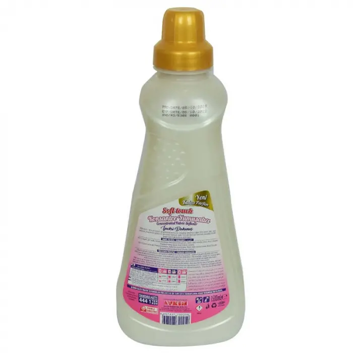 Soft Touch Konsantre Yumuşatıcı İpeksi Dokunuş Kalıcı Parfüm 60 Yıkama 1500 ML