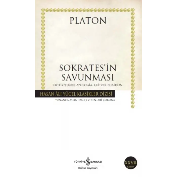 Sokrates’in Sunması- Hasan Ali Yücel Klasikleri
