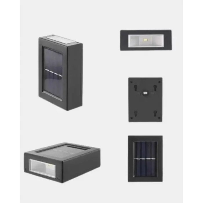 Solar Dış Mekan Aplik Su Geçirmez Dayanıklı LED Aydınlatmalı