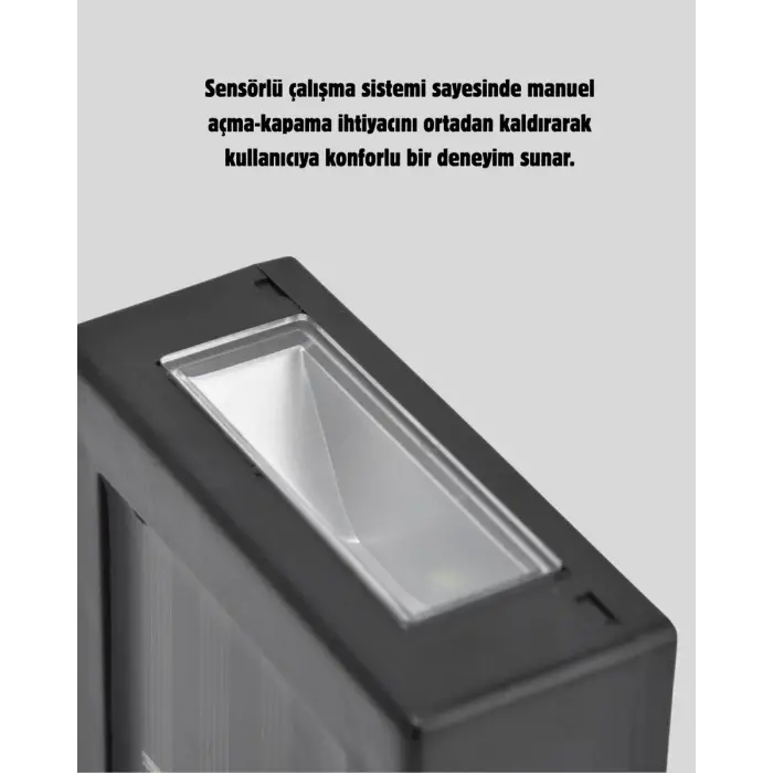 Solar Güçlü 6 LED Dış Mekan Lambası – Otomatik Aç/Kapa Işık Sensörlü Aydınlatma