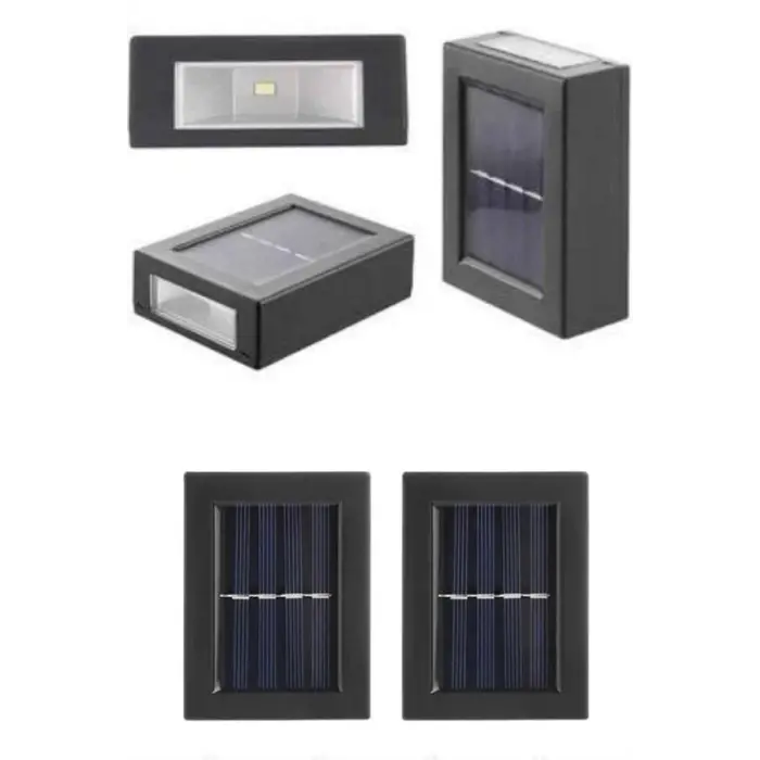 Solar Güneş Enerjili Çift Taraflı Duvar Lambası Çift Taraflı Duvar Lamba Güneş Enerjili