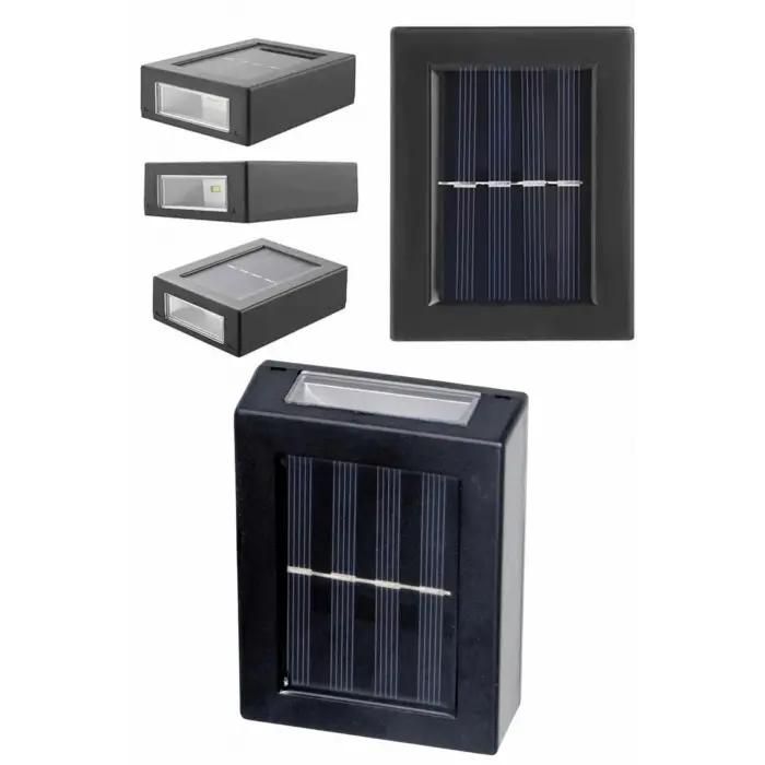 Solar Lamba Dekoratif Aplik Su Geçirmez Led Işıklı Duvar Lambası