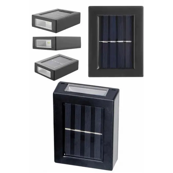 Solar Lamba Dekoratif Aplik Su Geçirmez Led Işıklı Duvar Lambası