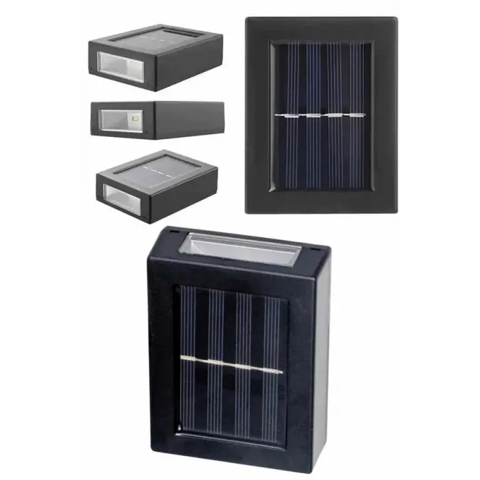 Solar Lamba Dekoratif Aplik Su Geçirmez Led Işıklı Duvar Lambası