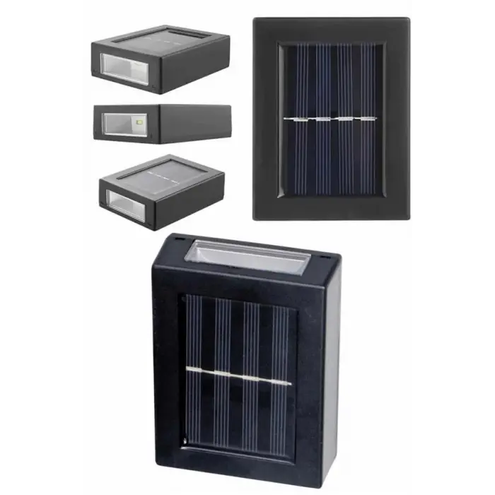 Solar Lamba Dekoratif Aplik Su Geçirmez Led Işıklı Duvar Lambası