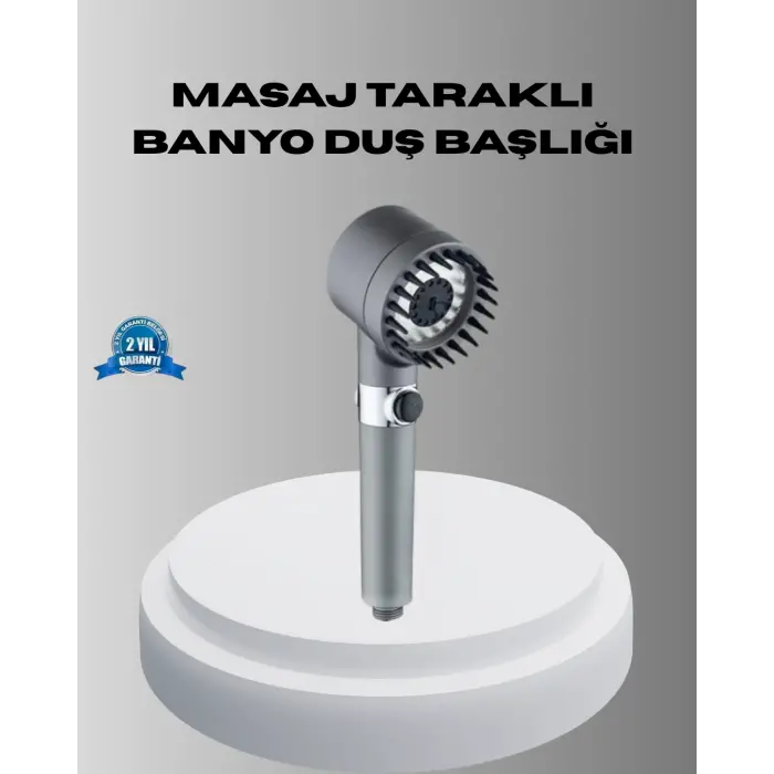 Spa Etkili Masaj Uçlu Duş Başlığı Ergonomik Tasarım