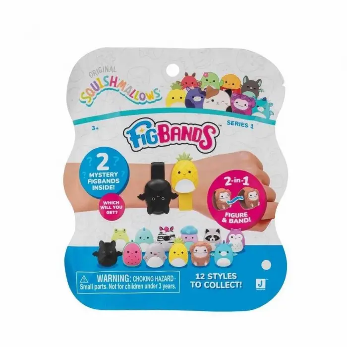 Squishmallows FigBands 2li Seri 1 Sürpriz Paket