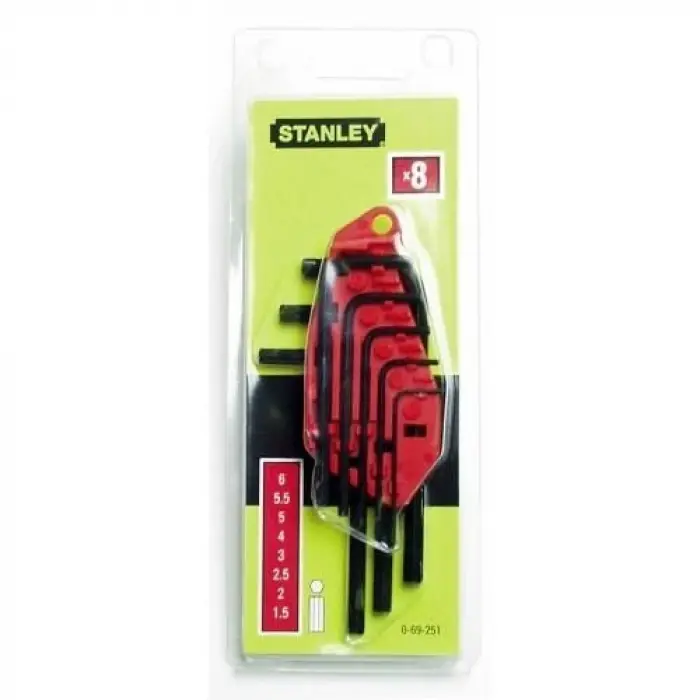 ST069251 8 Parça Allen Anahtar Takımı