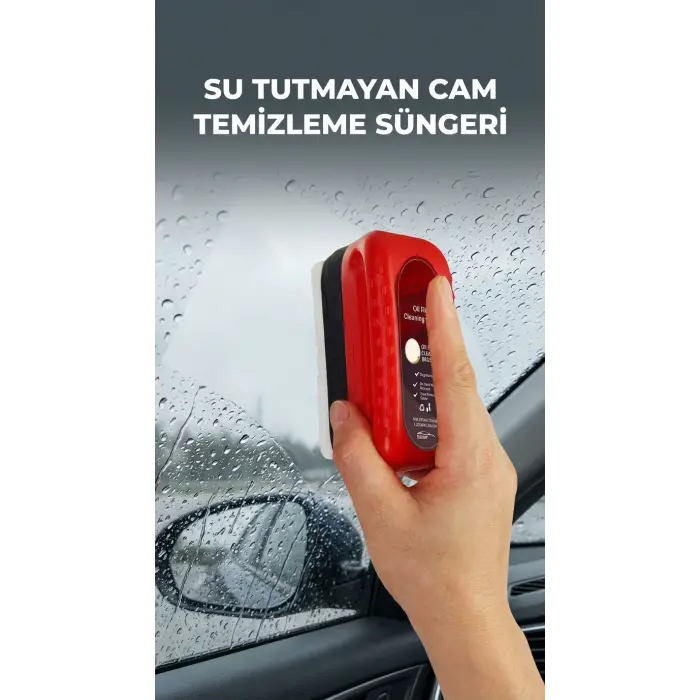 Su Tutmayan Araç Camı Temizleme Süngeri - Güvenli ve Kolay Kullanım
