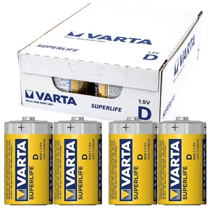 Superlife Çinko Büyük D Boy Pil 24lü Paket