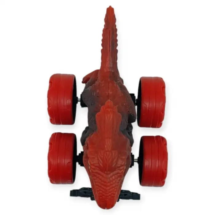 Sürtmeli Dinazor Arabalar  cm - H-20 - Kırmızı Parasaurolophus - 1 ADET