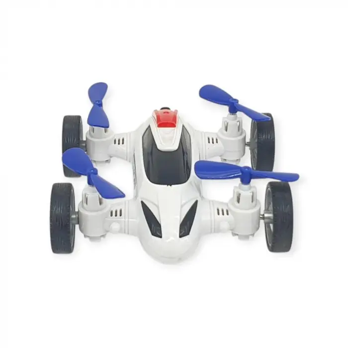 Sürtmeli Drone Araba Hareketli Pervane - Beyaz - 1 ADET