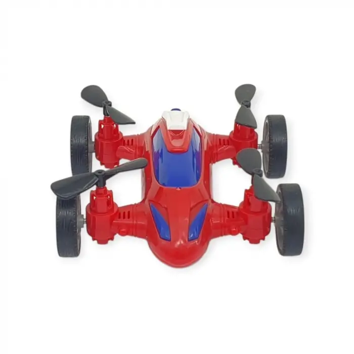 Sürtmeli Drone Araba Hareketli Pervane - Kırmızı - 1 ADET