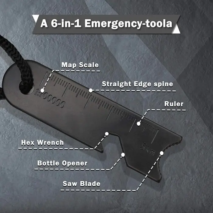 Survive Magnezyum Çubuğu Ateş Başlatıcı Çakmak Taşı