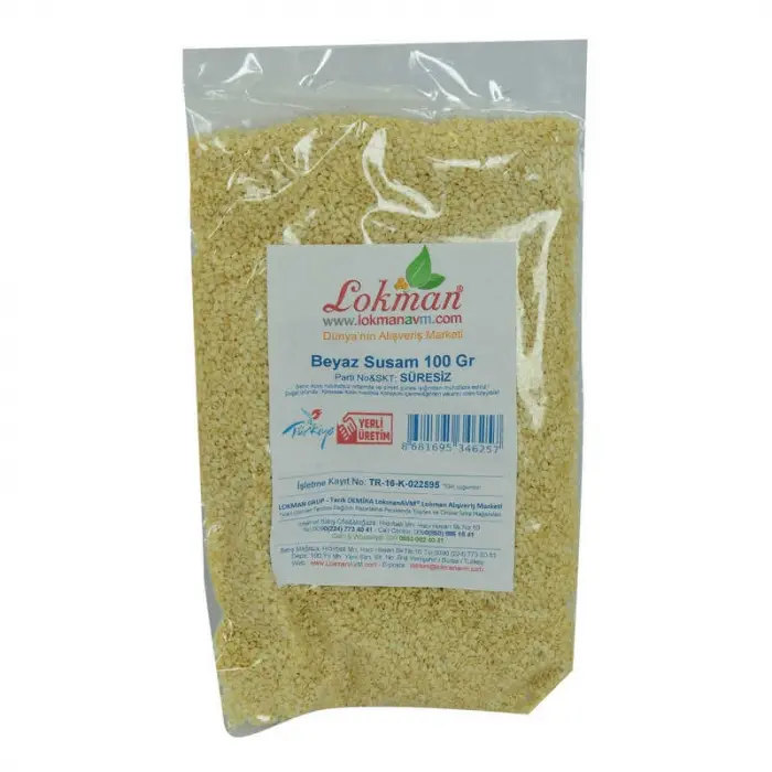 Susam Beyaz 100 Gr Paket