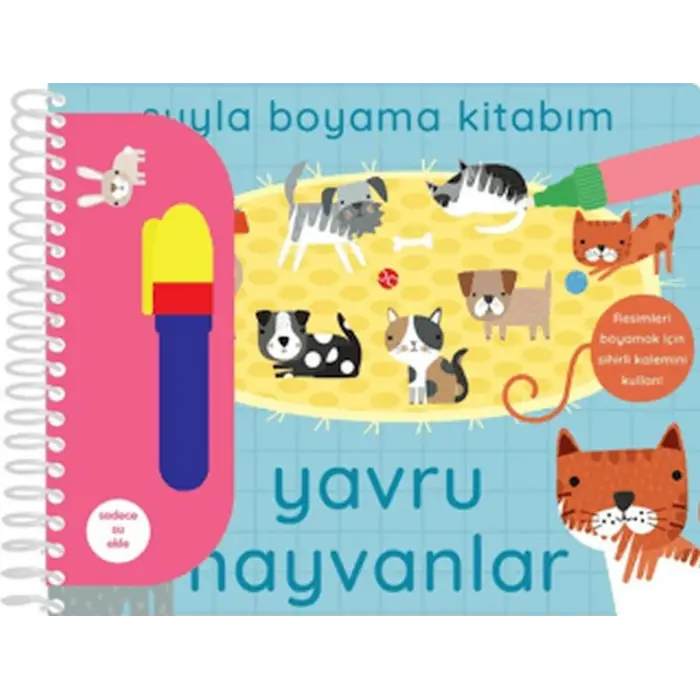 Suyla Boyama Kitabım - Yru Hayvanlar