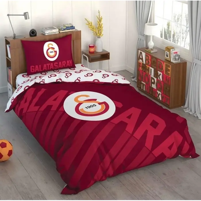 Taç Galatasaray Sportif Tek Kişilik Lisanslı Nevresim Takımı