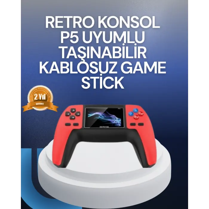 Tak Çalıştır Mini Retro GamePad | 520 Klasik Oyun