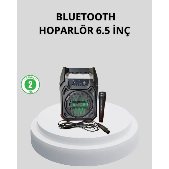 Taşınabilir Bluetooth Hoparlör – FM Radyo, USB, SD Kart ve TWS Özellikli