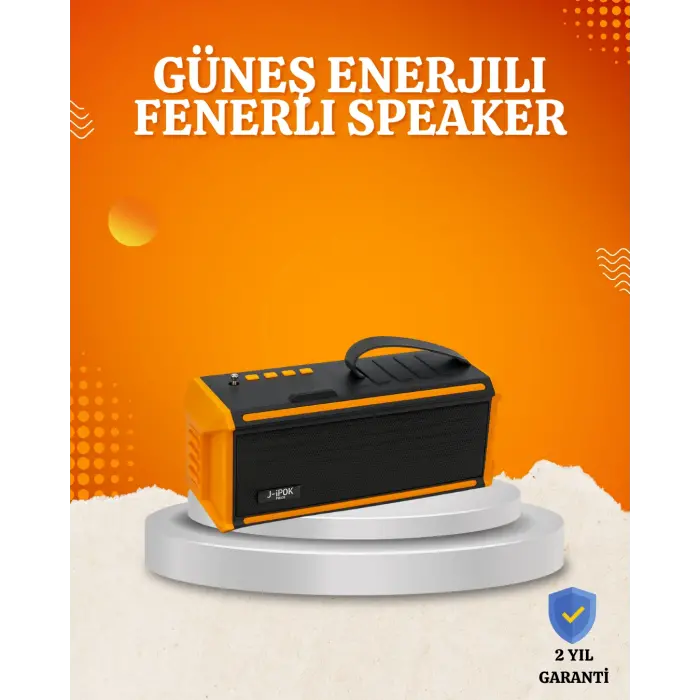 Taşınabilir J-IPOX P520 1200 mAh Bluetooth Hoparlör Mikrofonlu