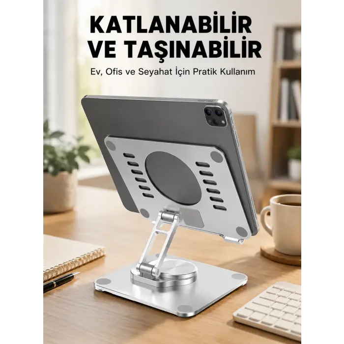 Taşınabilir Katlanır Tablet Braketi Masaüstü Stand Yeni Nesil