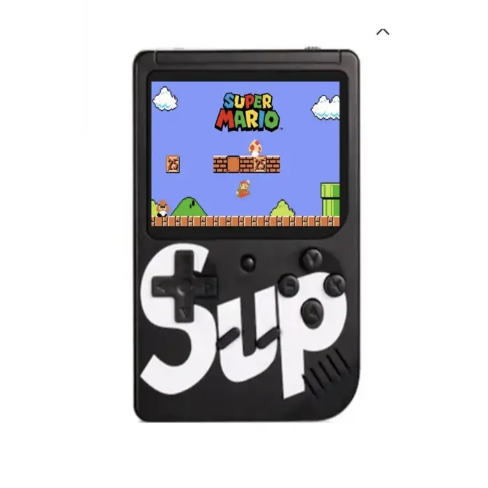 Taşınabilir video oyun konsolu 3 inç ekran 400 yüklü oyunlu mini atari siyah 2 oyunculu