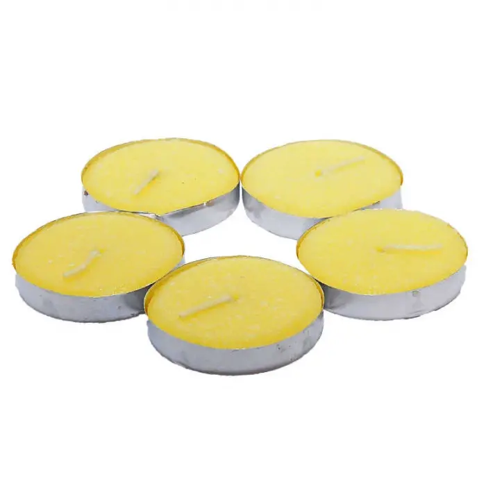 Tea Lights Sarı Mum 5 li 1 Paket