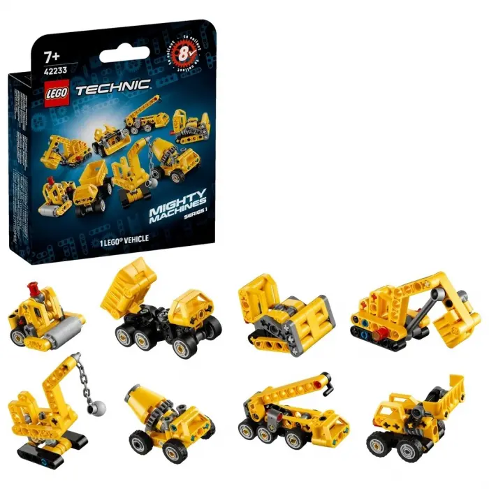 Technic Mighty Machines Güçlü Makineler Seri 1 Sürpriz İnşaat Aracı