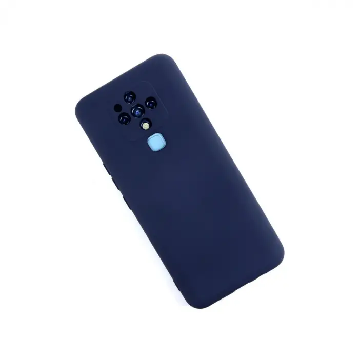 Tecno Camon 16 Kılıf Nano İçi Kadife Silikon - Lacivert