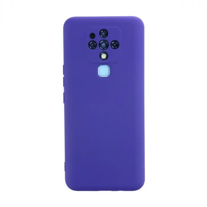 Tecno Camon 16 Kılıf Nano İçi Kadife Silikon - Mor