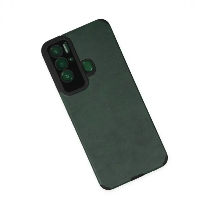 Tecno Pova Neo Kılıf Loop Deri  - Yeşil