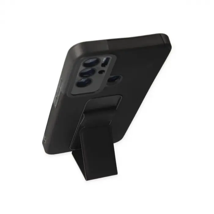 Tecno Pova Neo Kılıf Mega Standlı  - Siyah