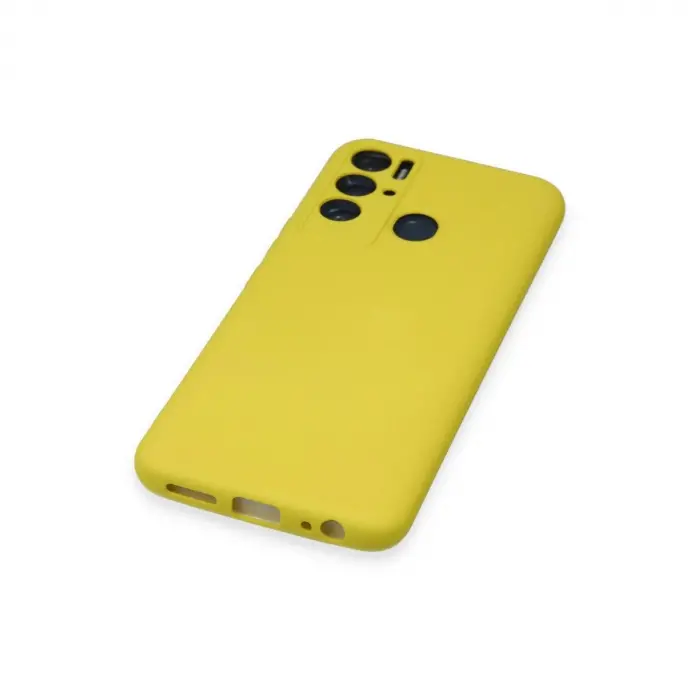 Tecno Pova Neo Kılıf Nano İçi Kadife  - Sarı