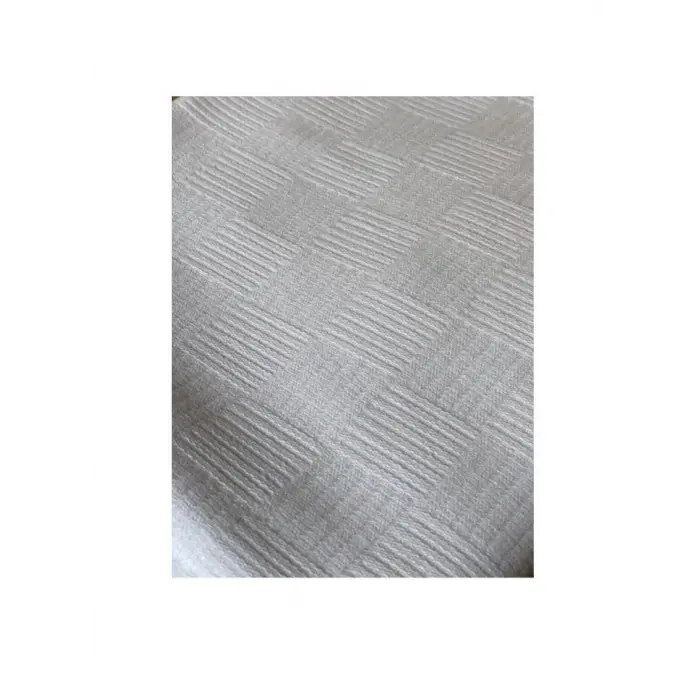Tek Kişilik Pamuk Beyaz Tek Pike 160x240