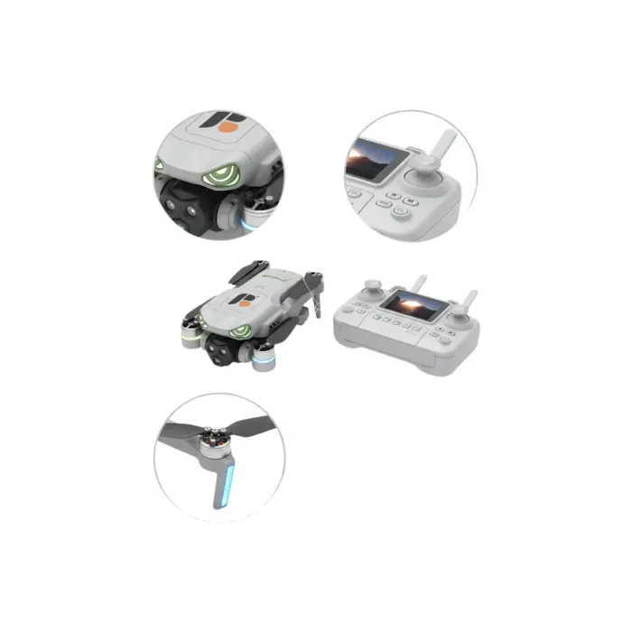 Tek Tuşla Kalkış İniş Özellikli Katlanabilir Drone