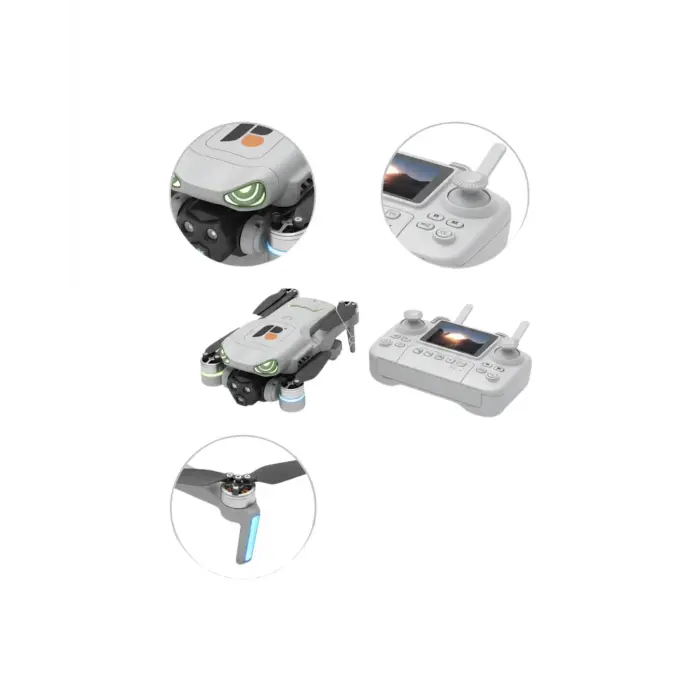 Tek Tuşla Kalkış İniş Özellikli Katlanabilir Drone