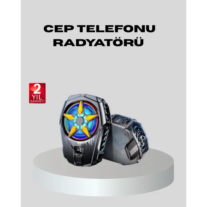Telefon Soğutucu Radyatör Type-C Bağlantılı 2 Kademeli Dijital Kontrollü