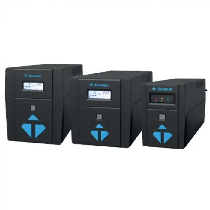 TESCOM LEOAP 1000VA 1F/1F (2X7AH) 5/10DK LCD LINE INTERAKTIF UPS